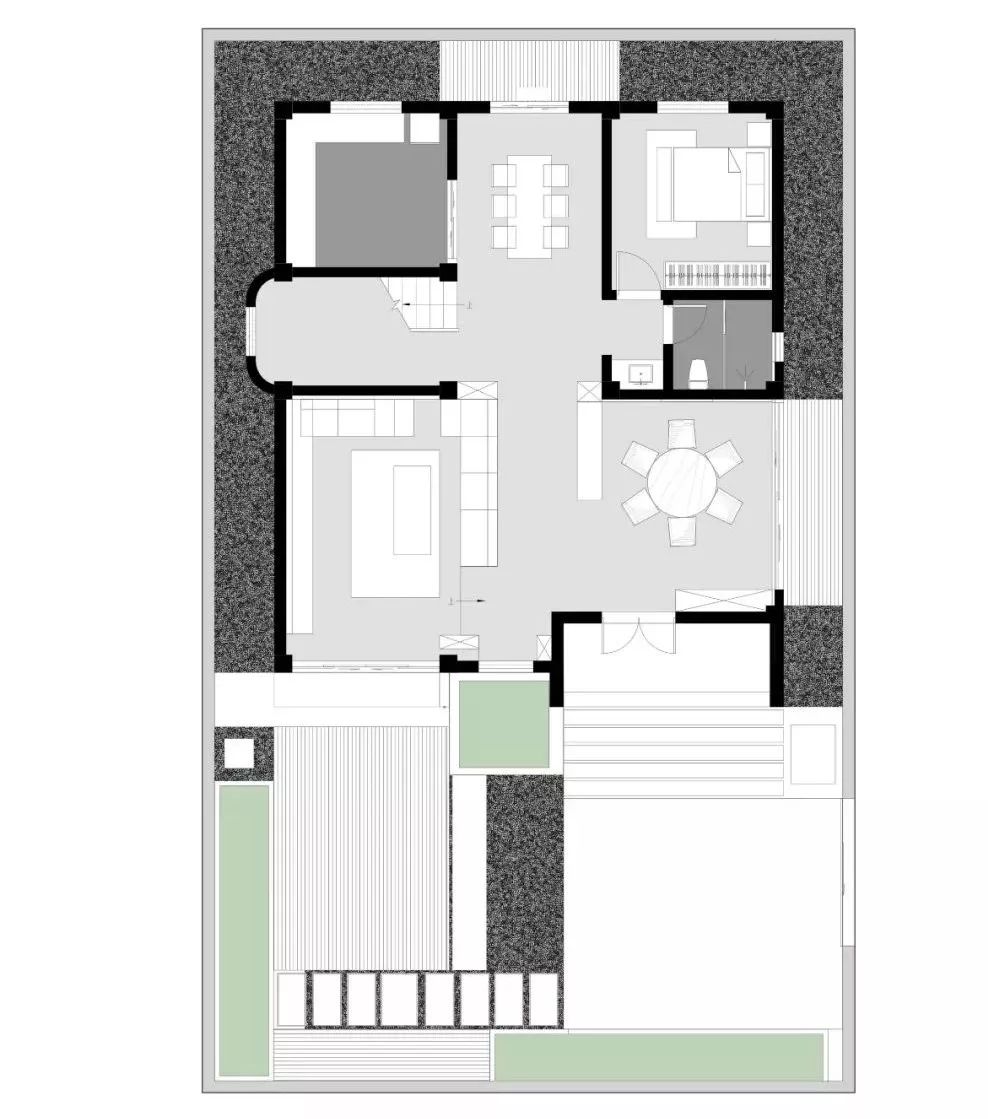 廢棄30年的舊宅，建筑師改后不僅清爽通透，還多了1間房和2個(gè)院子