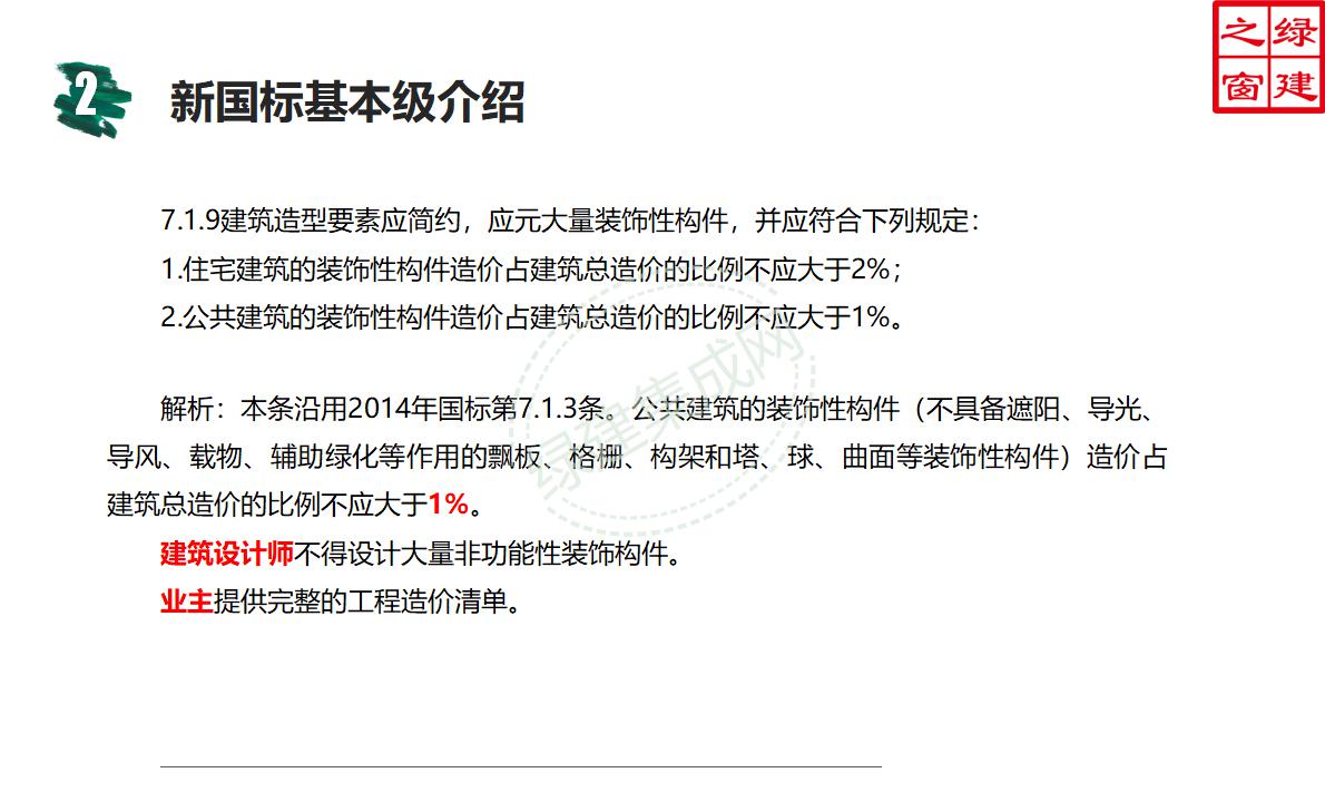 【設(shè)計】綠建新國標(biāo)2019版基本級詳解以及對專業(yè)設(shè)計師具體要求